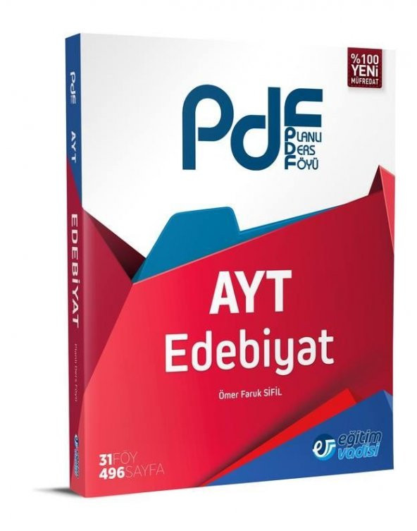 Eğitim Vadisi AYT Edebiyat PDF (Planlı Ders Föyü)