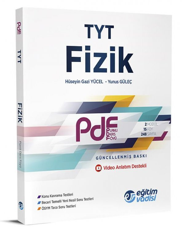 Eğitim Vadisi TYT Fizik PDF (Planlı Ders Föyü) 2021 - 1