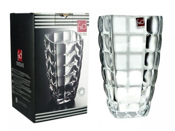 Paşabahçe 68149 F&D Fd Chocolate Vazo 23 cm Kristal - 2