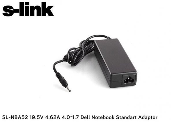 S-Link Sl-Nba52 19.5v 4.62a 4.0*1.7 Dell Notebook Standart Adaptör