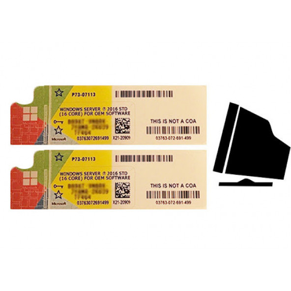 MS Windows Server 2016 Lisans Sticker - Standart - 2