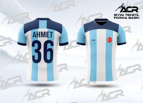 FF003 - Futbol Forma Yaptırma, Özel Futbol Forması, Dijital Baskı, Tasarım Forma Dizayn Yalnızca Üst Forma ACR