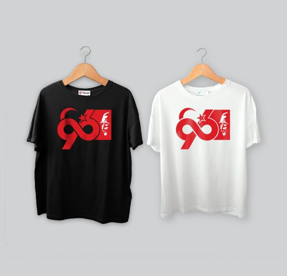 TCB006 - Baskılı T-Shirt Cumhuriyet Bayramı Tişört Dizayn 29 Ekim Tshirt Bastırmak Okul İçin Toplu Tasarım Tişört - 2