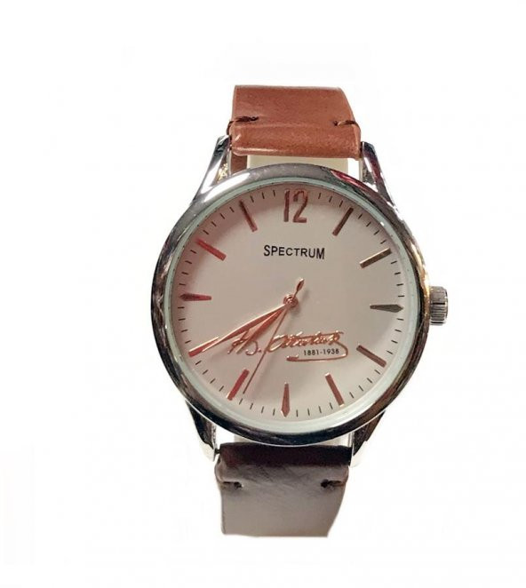 Atatürk İmzalı Erkek Kol Saati Çakmak Ve Bileklik Seti - 3