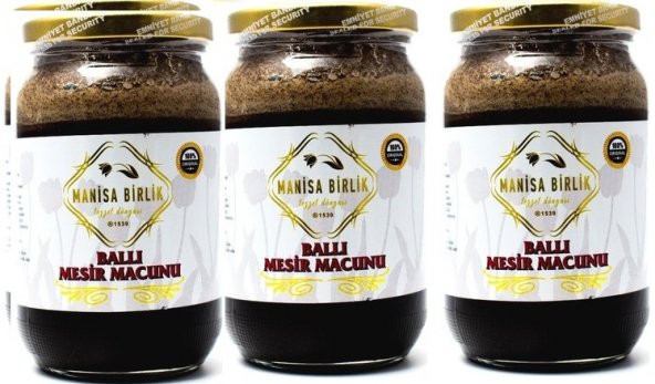 MESİR BİRLİK BALLI MESİR MACUNU 3 LÜ SET 400 G 3 AD 1200 GR
