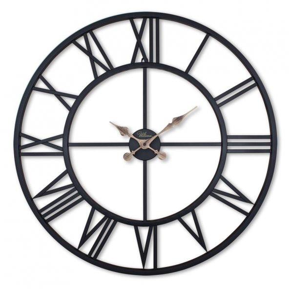 Ultima Regal Ferforje İskelet Modern Tasarım Duvar Saati 76 cm