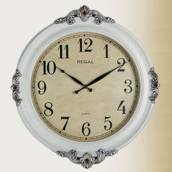 Ultima Regal Beyaz Büyük Boy Klasik Duvar Saati