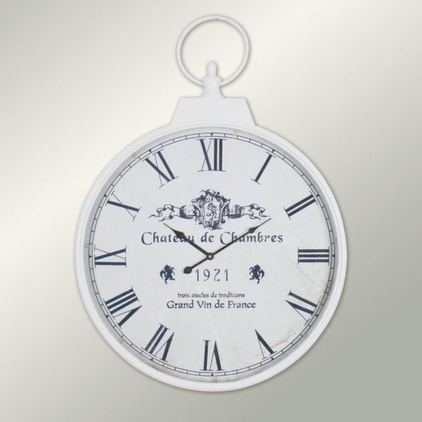 Ultima Regal Metal Retro Eskitme Modern Duvar Saati Roma Rakam