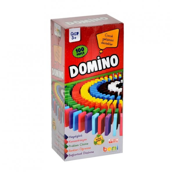 Ahşap Domino Taşları 100 Parça