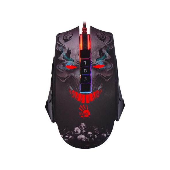 Bloody P85 Skull Multi Core 5000CPI 8 Tuş RGB Optik Gaming Mouse