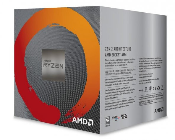 AMD Ryzen 5 3600X 3.80GHz 35MB Soket AM4 Wraith Spire Fanlı İşlem - 3