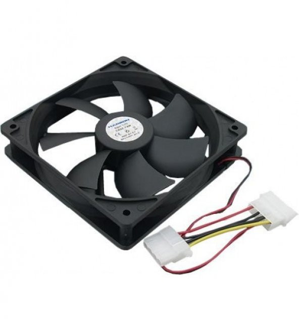 Sessiz 12 Cm Kasa Fanı Sessiz Siyah