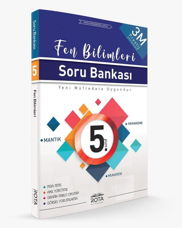 5.Sınıf Fen Bilimleri Soru Bankası Rty Rota Yayınları