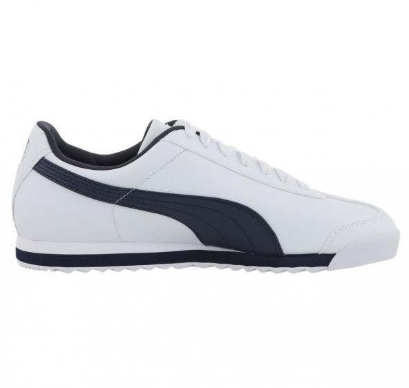Puma Roma Basic 353572 12 Erkek Beyaz-Lacivert Günlük Spor Ayakka