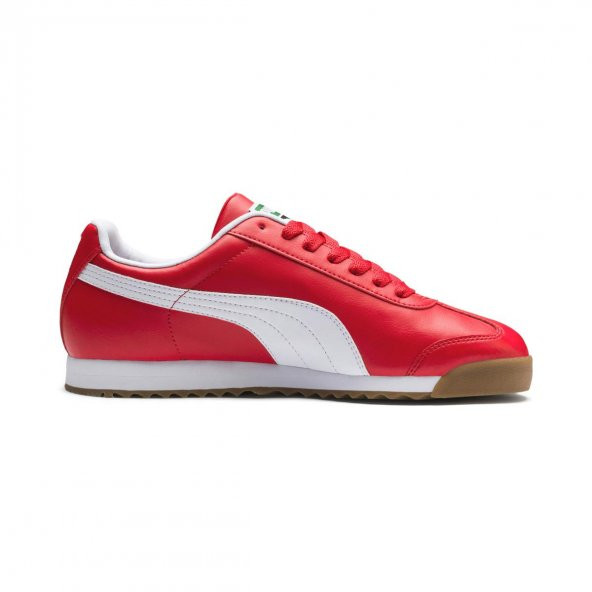 Puma Roma Basic 353572 96 Erkek Kırmızı-Beyaz Spor Ayakkabı