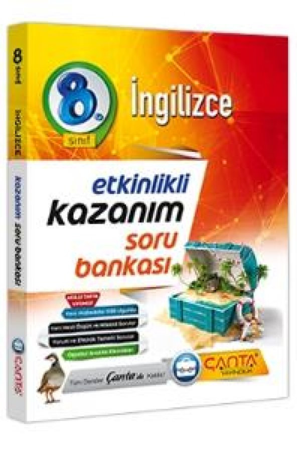 8.Sınıf İngilizce Kazanım Soru Bankası  çanta yayınları