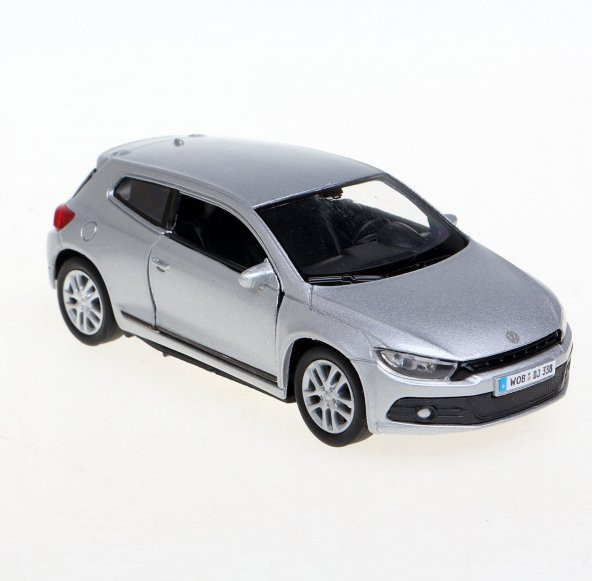 Welly 1:36 Volkswagen Scirocco Model Araba -Gri - 1