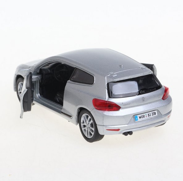 Welly 1:36 Volkswagen Scirocco Model Araba -Gri - 3