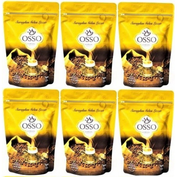 OSSO KAHVE 200 GR 6 LI SET 200 6 1200 GR