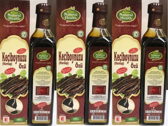 MESİR BİRLİK NATURAL ACTİVE SOĞUK SIKIM KEÇİBOYNUZU ÖZÜ 3 LÜ SET 650 3 1950 GR