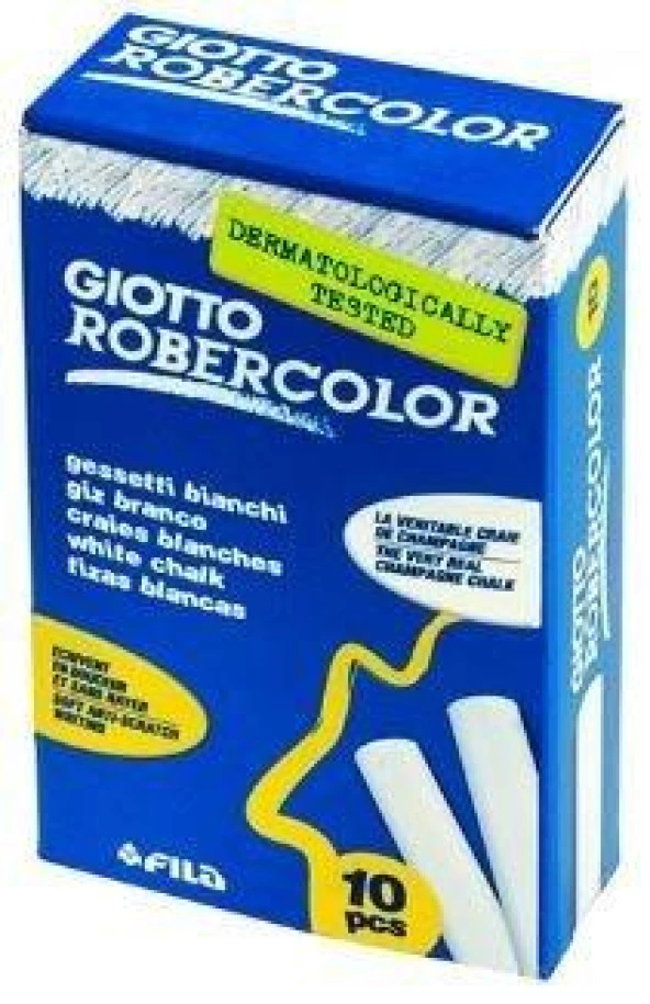 ROBERCOLOR TEBESIR BEYAZ 10 LU (5387-00) ürün görseli 1