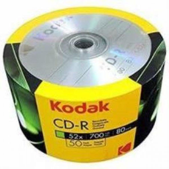 Kodak CD-R 700Mb 80dk. 52X 50li Shrink Boş CD