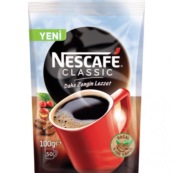 Nescafe Classic Ekopaket 100g  Çözünebilir Kahve 12392356