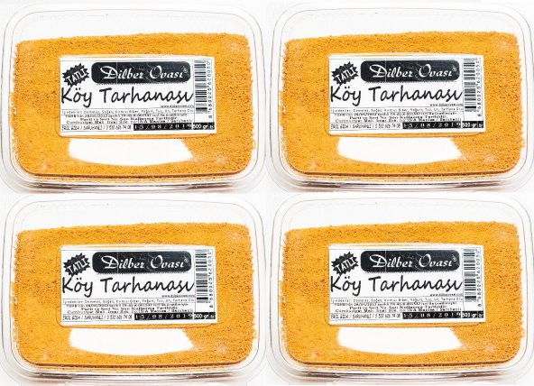 DİLBER OVASI KÖY TARHANASI 500 GR 4 LÜ SET 2000 GR DOGAL