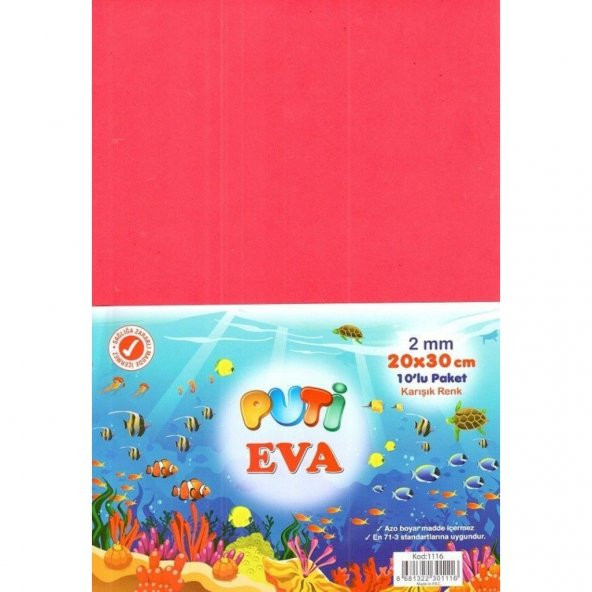PUTİ KLASiK EVA 20X30 10 LU SİYAH - 2