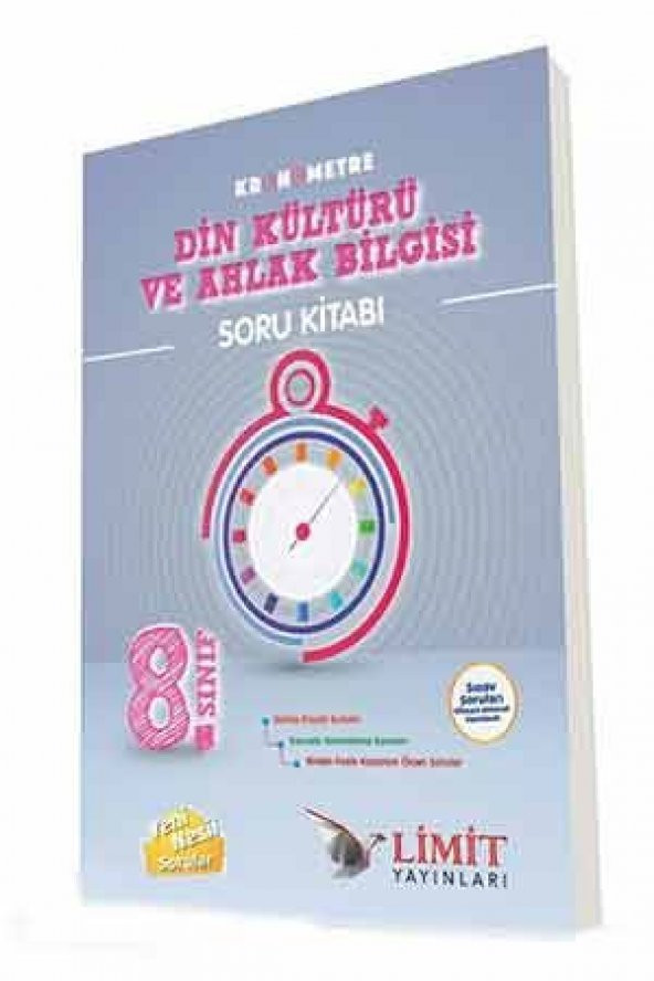 8. Sınıf Kronometre Din Kültürü ve Ahlak Bilgisi Soru Bankası Limit Yayınları