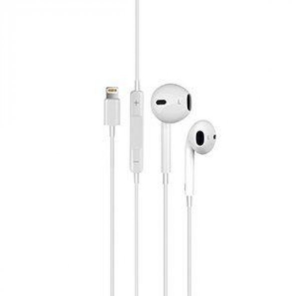EAR 7+ İPHONE 7-8-X KABLOLU LİGHTNİNG MİKROFONLU BLUETOOTH KULAKLIK - 2