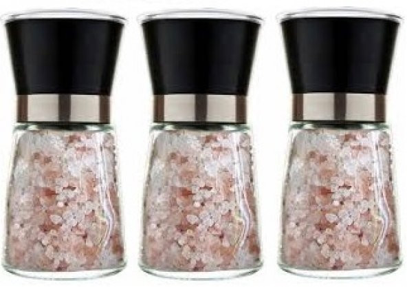 TUZ DEĞİRMENİ ORTA BOY 3 ADET İÇİNDE TUZ HEDİYE