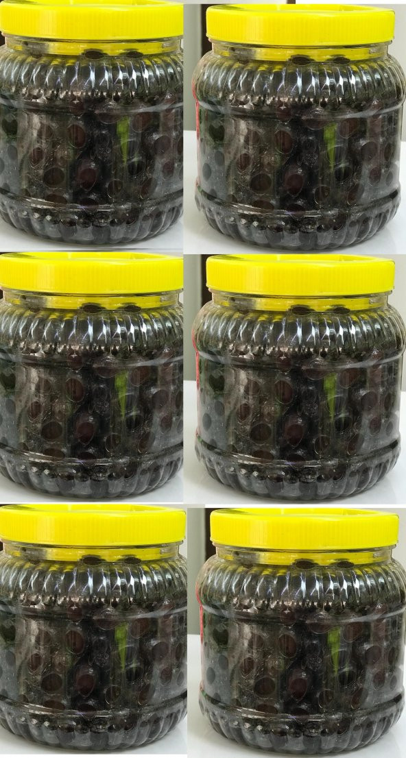 ŞOK FİYAT SİYAH ZEYTİN 1 KG NET 6 LI SET   6 KG