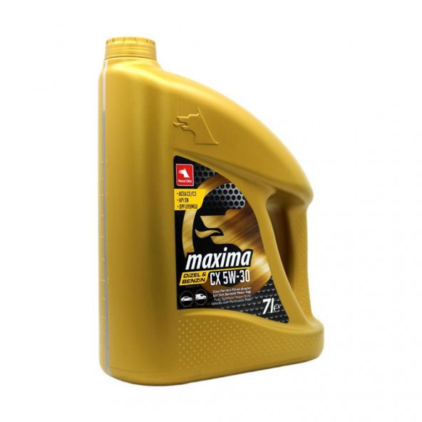 Petrol Ofisi Maxima CX 5W-30 7 Lt Tam Sentetik Partiküllü Motor Yağı - Resim 2