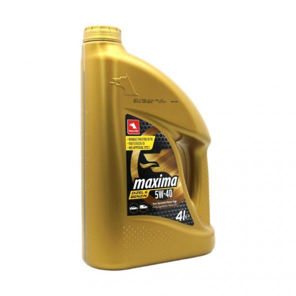 Petrol Ofisi Maxima 5W-40 4 Lt Tam Sentetik Motor Yağı - 2