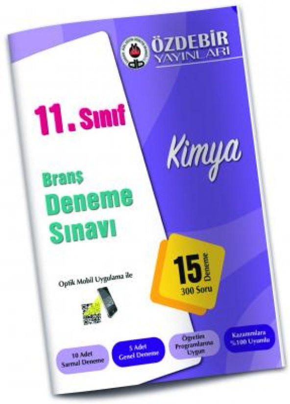 Özdebir 11. Sınıf Kimya Branş Deneme