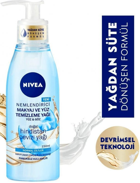 Nıvea Nemlendirici Makyaj Ve Yüz Temizleme Yağı 150 Ml - 2