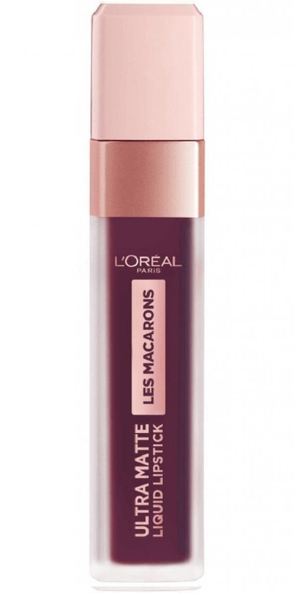 Loreal Parıs Les Macarons Ultra Matte Likit Mat Ruj 830 Blackcurrant Crush - 2