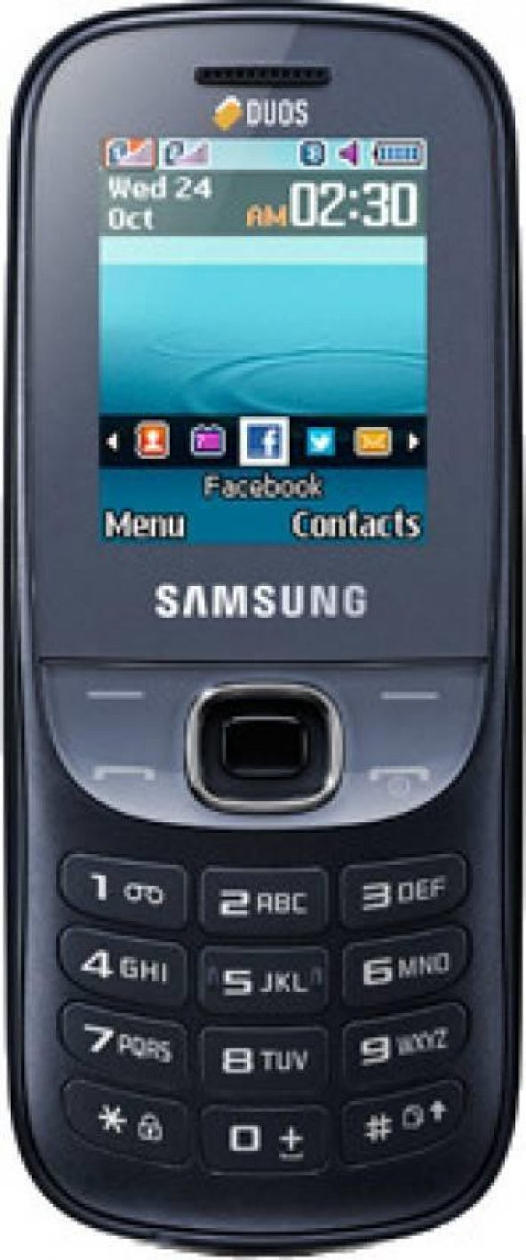 Samsung E2202 Siyah Tuşlu Cep Telefonu(İthalatçı Garantili)