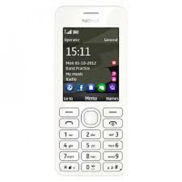 Nokia 6600 (206) Beyaz Tuşlu Cep Telefonu(İthalatçı Garantili)