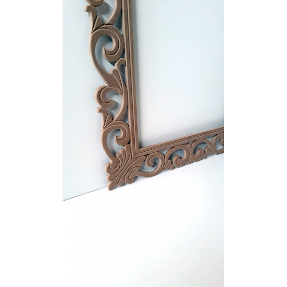 Ahşap Ayna Çerçevesi.CNC İşlemeli Ahşap Çerçeveler TDMAyna-00002 - 2