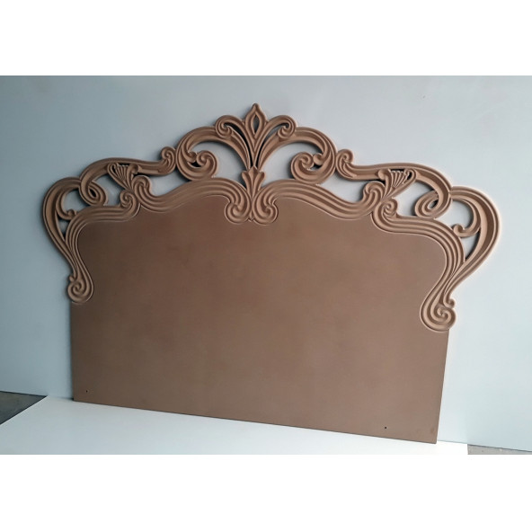 Ahşap Yatak Başlık. CNC İşlemeli Ahşap Karyola başlık TDM Başlık-10001
