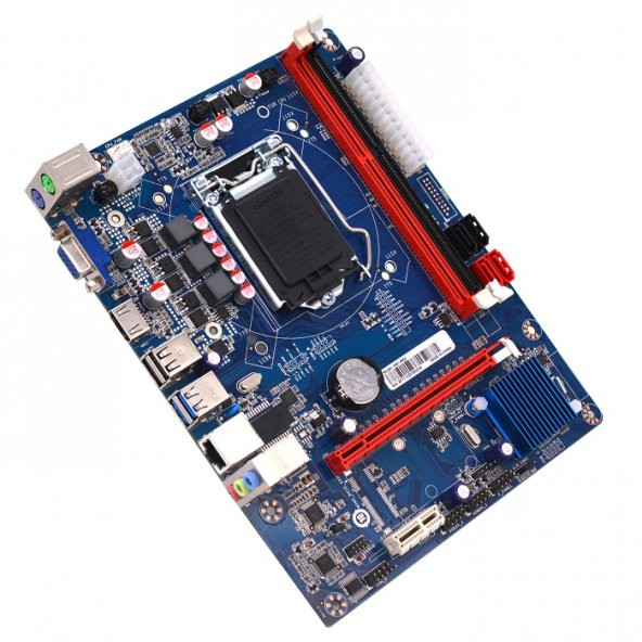 AFOX IH81-MA5 DDR3 4x Sata HDMI PCIe 16X v2.0 1150p mATX
