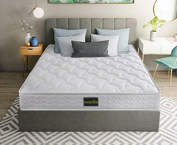 80X190 AVOCADO COTTON ORTOPEDİK YAYLI YATAK | Yaylı Yatak 80x190