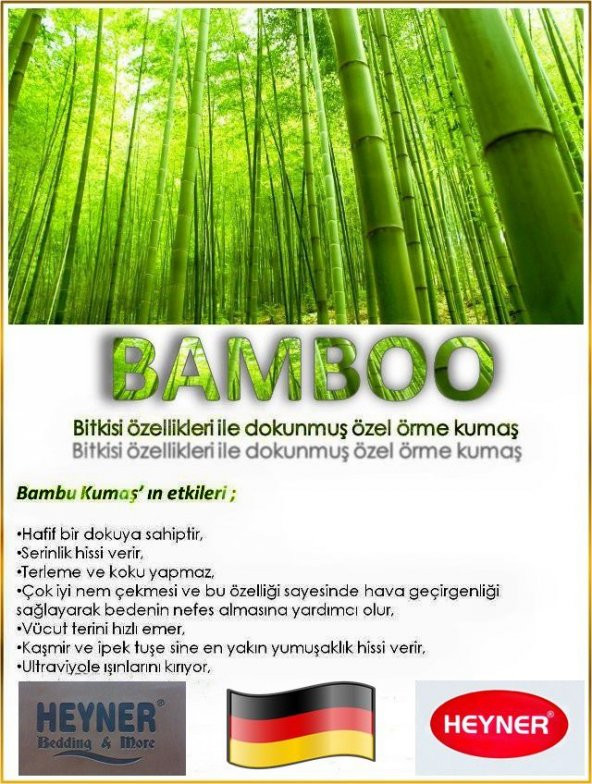 60X120 HEYNER BAMBOO ORTOPEDİK YAYLI YATAK | Yaylı Yatak 60x120 - 4