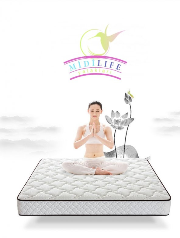 100X200 MİDİLİFE COTON ORTOPEDİK YAYLI YATAK Yaylı Yatak 100x200