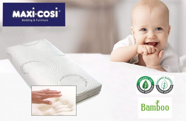 Maxi-Cosi 50x100 Bamboo Visco Bebek Yatağı Park Beşik Yatağı - 3