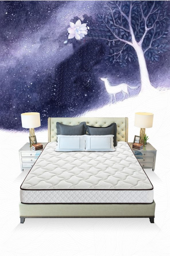 120X200 MİDİLİFE COTON ORTOPEDİK YAYLI YATAK Yaylı Yatak 120x200 - Resim 3