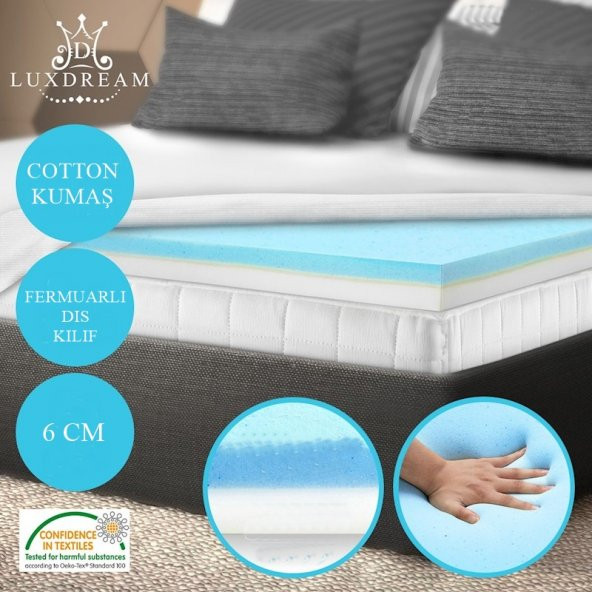 VİSCOPOOLY 80X180 CM ORTOPEDİK YATAK ŞİLTESİ VİSCO PED - Resim 3