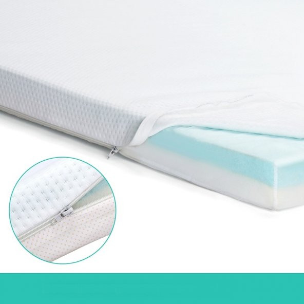 VİSCOPOOLY 80X200 CM ORTOPEDİK YATAK ŞİLTESİ VİSCO PED - Resim 7